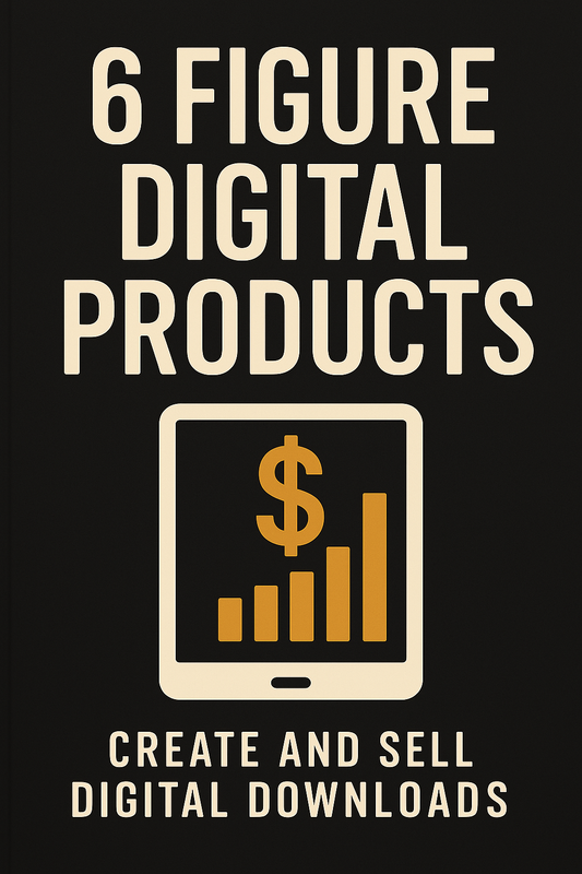 6 figure digital products e-book